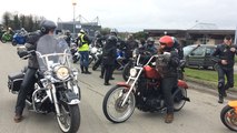 Rassemblement des motards en colère