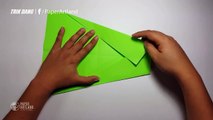 LONG DISTANCE PAPER AIRPLANE - How to make a paper airplane that FLIES FAR | Comet