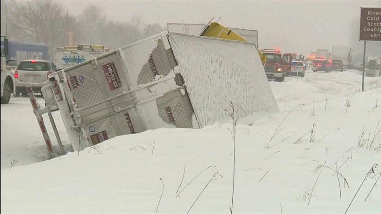 Wintersturm fegt über Mittleren Westen der USA