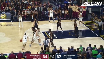 Florida State vs. Notre Dame Basketball Highlights (2017-18)