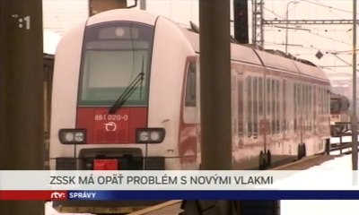 ZSSK má opäť problém s novými vlakmi