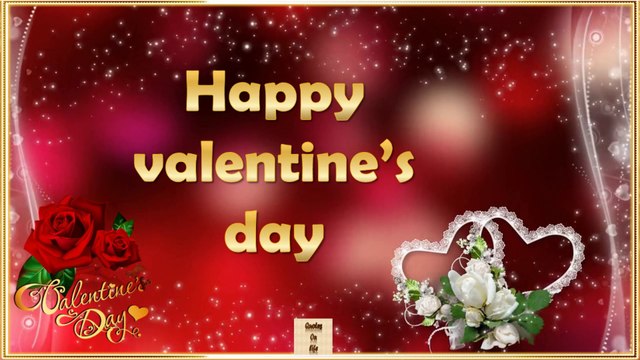 Happy Valentine Day wishes animated ecard greetings whatsapp video with quotes and messages