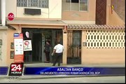San Martín de Porres: cámaras de seguridad captan asalto a agente BCP
