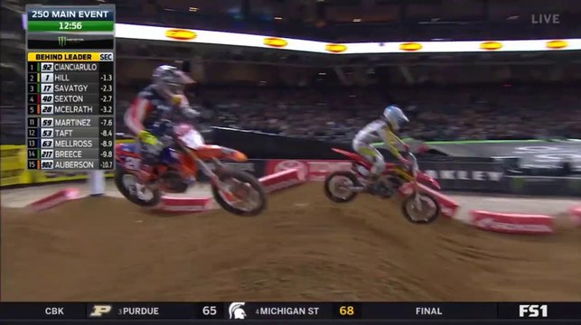 2018 Supercross Round 6 San Diego 250 West Main Event HD