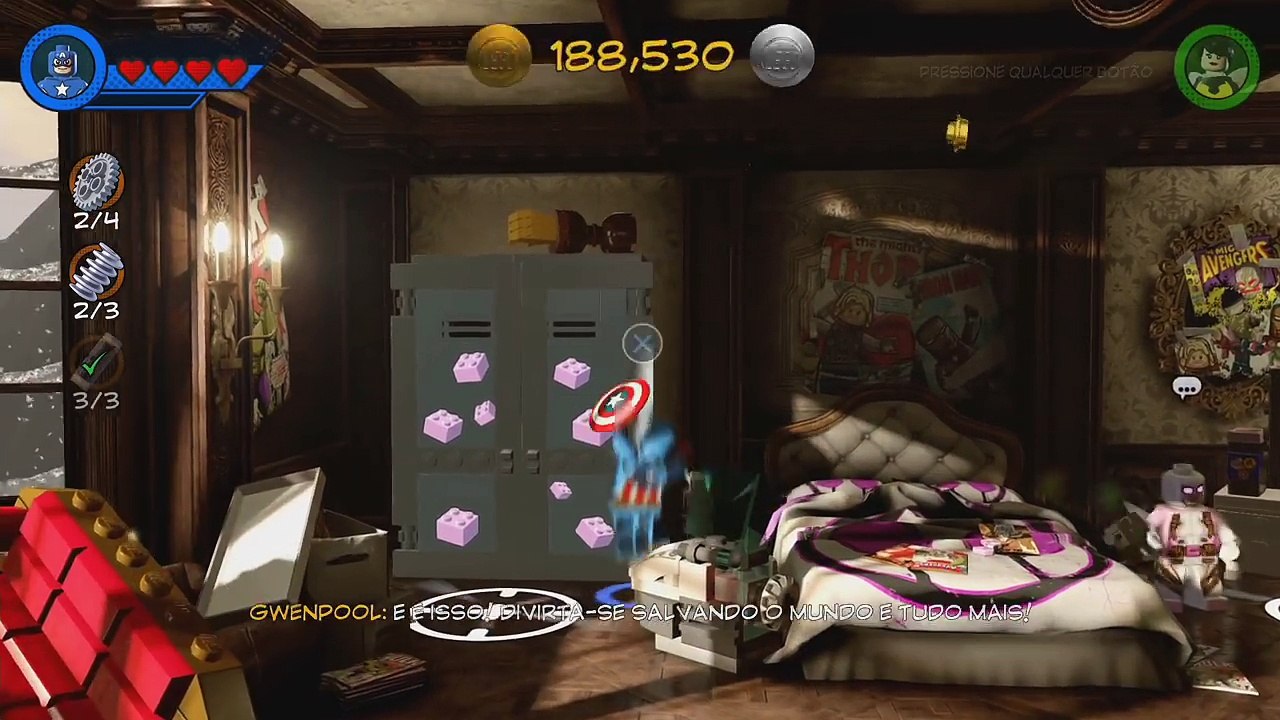 Lego Marvel Super Heroes 2 - DEADPOOL ROSA MULHER