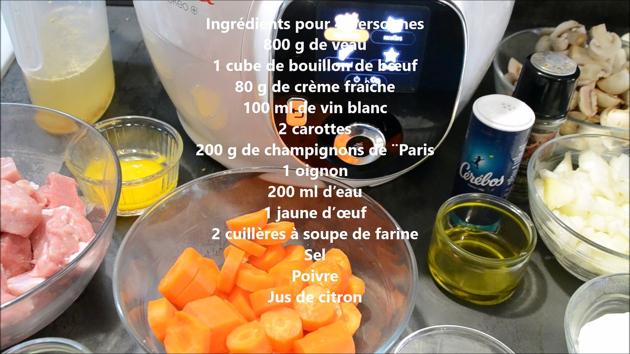 BLANQUETTE DE VEAU au cookeo