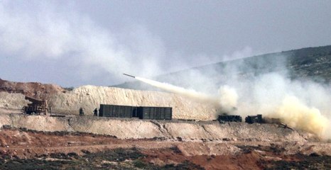 Afrin'deki Terör Unsurları Roketatarlarla Vuruluyor