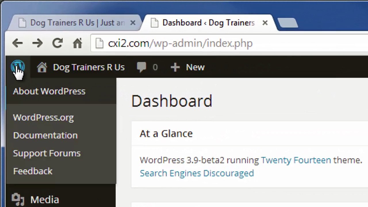 wordpress-dashboard-tour