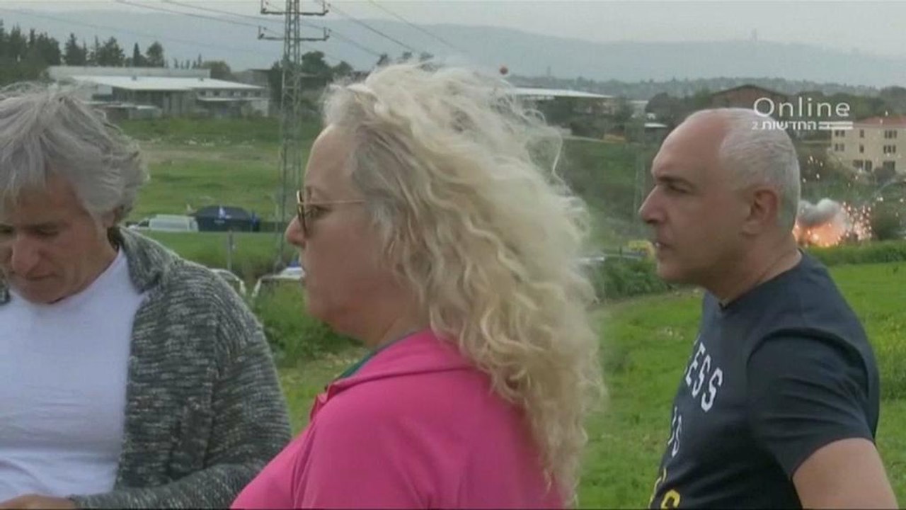 Controlled explosion after Syrian anti-aircraft missile downs Israeli fighter jet