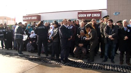 Samsun şehitlerini gözyaşlarıyla karşıladı