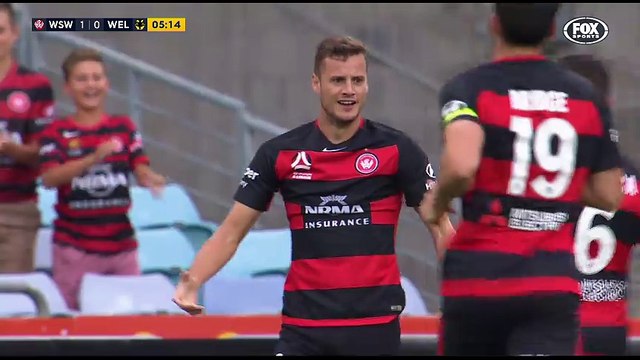 Western Sydney Wanderers 1 - 0 Wellington Phoenix Oriol Riera goal 11.02.2018 AUSTRALIA: A-League