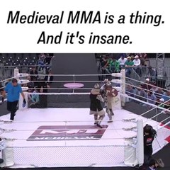 Mieux que le MMA, voici le Mediaval MMA! Intense...