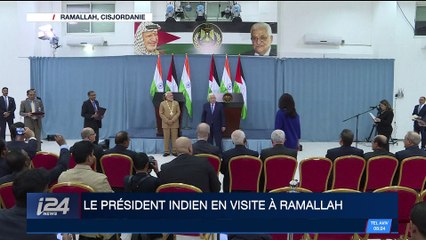 Le Premier ministre indien en visite à Ramallah