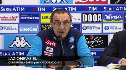 CONFERENZA Sarri, post Napoli-Lazio 4-1