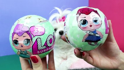 Abrindo e Comparando LOL Surprise Serie 2 Falsa e Verdadeira Tia Fla
