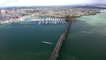 Auckland Harbour Bridge (Mi Drone 4K)