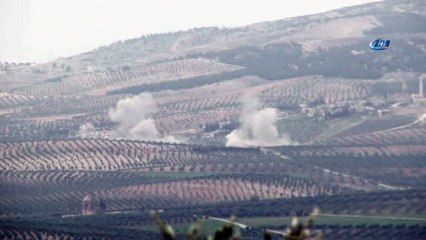 PYD hedefleri obüslerle vuruluyor