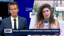 i24NEWS DESK | Israel intercepts unmanned Iranian drone | Sunday, February 11th 2018