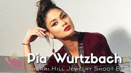 PIA WURTZBACH || Sherri Hill Jewelry Shoot || BTS || Miss Universe 2015