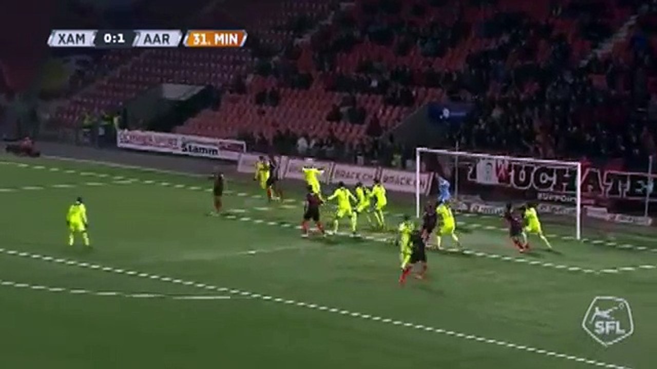 Xamax 1:1 Aarau (Swiss Challenge League 9 February)