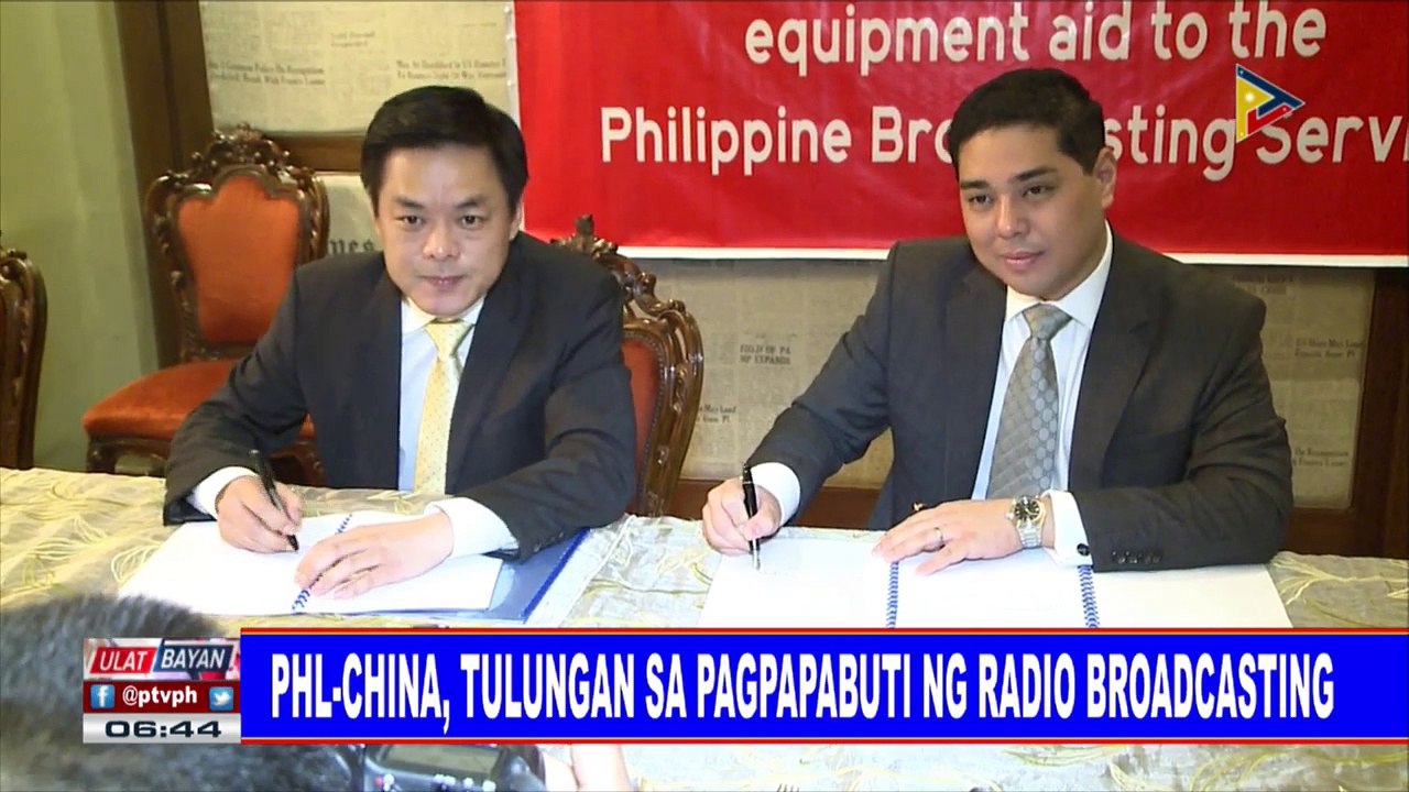 Philippine-China, tulungan sa pagpapabuti ng radio broadcasting