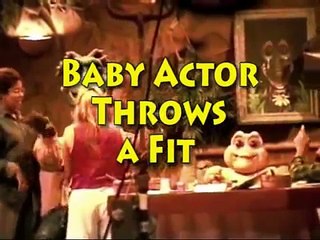 Baby Actor Has a Meltdown on Dinosaurs TV Show