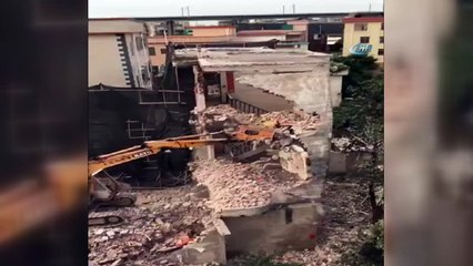 -  Yıkım faciayla bitti