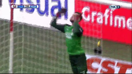 Lasse Schone penalty Goal HD - AJA 2 - 1 TWE - 11.02.2018 (Full Replay)