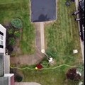 PowerWashing Viewed From a Drone