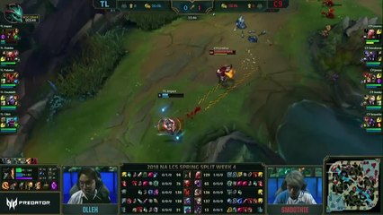 2018 NA LCS Spring Split: Cloud9 vs Team Liquid (W4D1)
