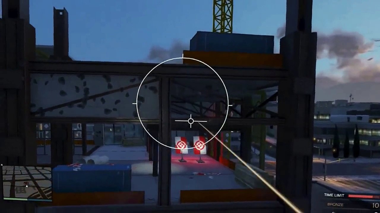 "GTA 5 Online" Flight School Shooting Range Mission 100% (GOLD)