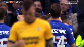 Edgar Barreto Goal HD - Sampdoria 1 - 0 Verona 11.02.2018 (Full Replay)