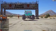 GTA V - Monsters Truck Sulley (GTA 5 DISNEY Monsters, Inc MODs) Part #01