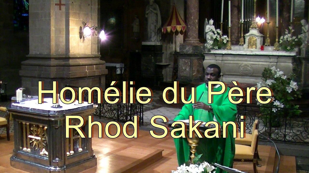 Homélie du Père Rhod Sakani