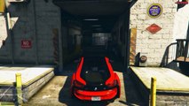 Grand Theft Auto V - Customizing [BMW i8] and Racing GTA 5 Mods Gameplay
