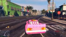 GTA 5 Mods Disney Cars Pink LIGHTNING MCQUEEN
