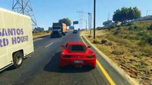 Grand Theft Auto V - Gameplay With Ferrari 458 Italia [Car MOD] GTAV