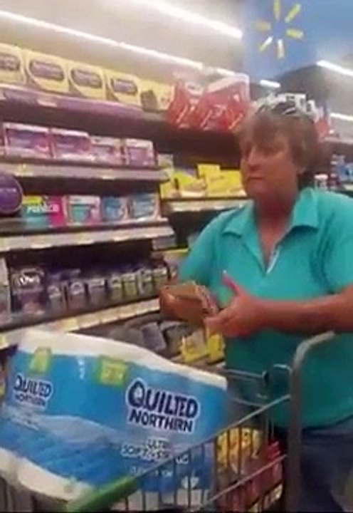 Racist Walmart Shopper Goes Off