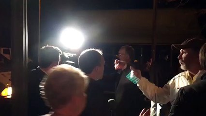 Roy Moore Supporters Rough Up News Cameramen At Rally