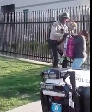 Cop Brutally Arrests Woman For Selling Flowers