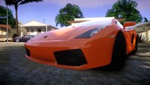 GTA IV San Andreas BETA - Lamborghini Gallardo twin turbo kit [Car MOD]