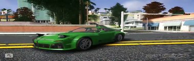 Gta iv San Andreas Beta  - Mazda RX 7 carbon Gameplay and Crash Test