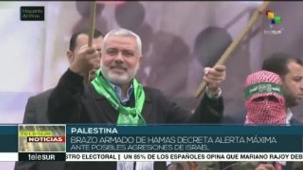 Brazo armado de Hamas en alerta máxima ante posible ataque israelí