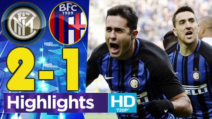 Inter vs Bologna  2 - 1 Highlights 11.02.2018 HD