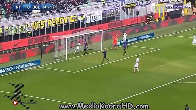 اهداف مباراة انتر ميلان وبولونيا 2-1 ◄ الدوري الايطالي 11-2-2018 [ شاشة كاملة HD ] - YouTube