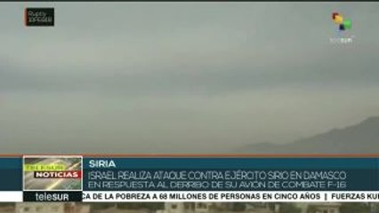 Israel lanza nuevo ataque contra posiciones del ejército de Siria