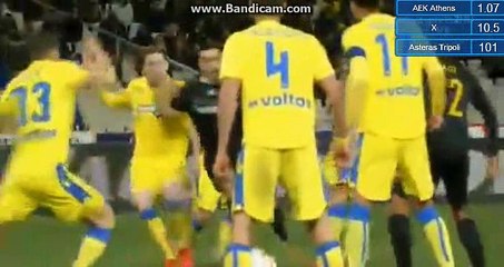 Lazaros Christodouppoluos Goal AEK 1-0 Asteras
