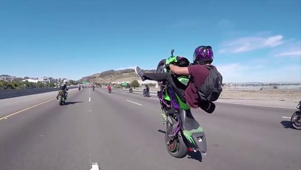 Motorcycle Stunters VS Cops Compilation