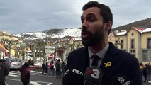 Roger Torrent diu que el 155 posa en perill la memòria i els projectes per dignificar el passat