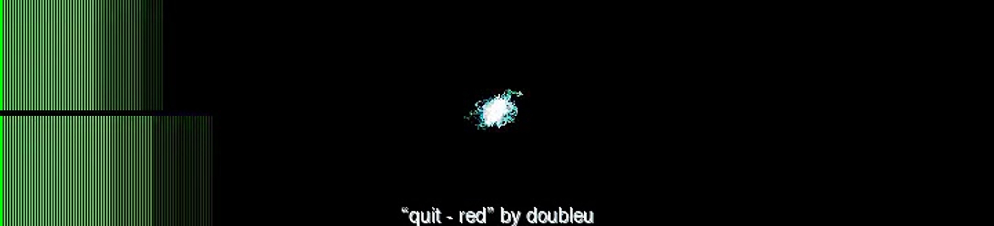 quit - red